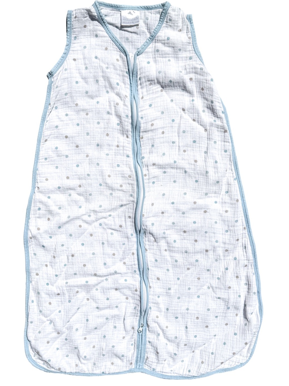 aden + anais Classic Muslin Sleep Sack Wearable Blanket Blue Polka Dot XL 18 24